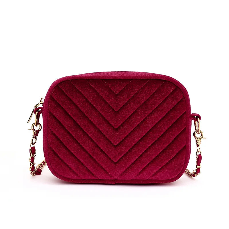 Sac banane en velours - Chic&Luxe